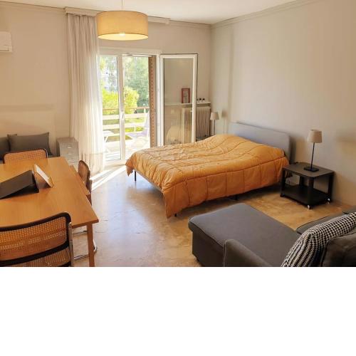 Studio Apartment near Metro Holargos - 5 Min Walk