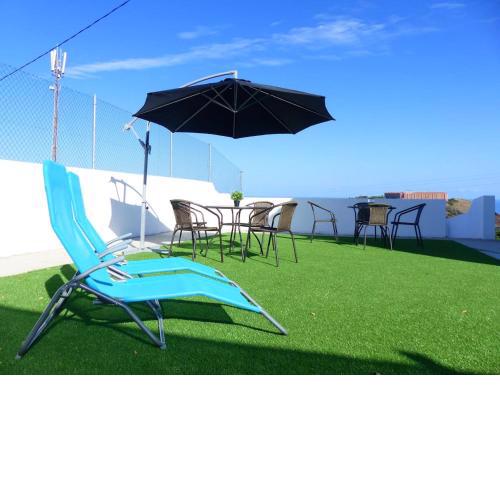 Studio with sea view furnished terrace and wifi at La Orotava 4 km away from the beach