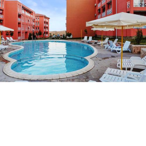 Studio with shared pool at Tankovo 3 km away from the beach
