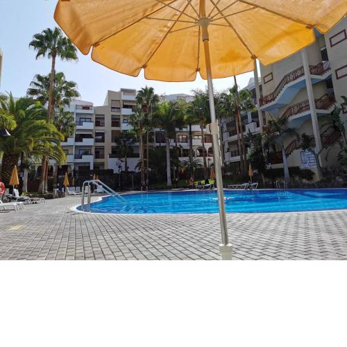 Studio with shared pool enclosed garden and wifi at Palm Mar