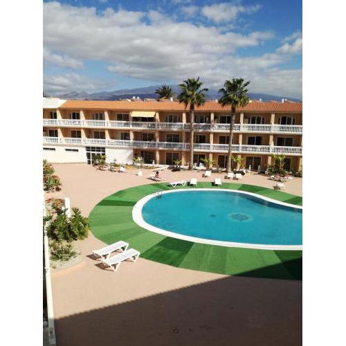 Studio with shared pool furnished terrace and wifi at Costa del Silencio 1 km away from the beach