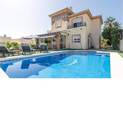 Stunning Home In Benajarafe With 4 Bedrooms, Wifi And Swimming Pool