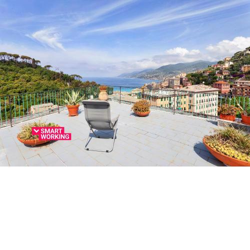 Stunning Sea View Apartment with Terrace in Camogli by Wonderful Italy