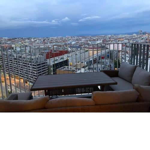 Stunning view over Vienna in City Center