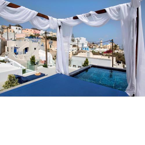 Stunning Villa private hot tub in Thera Santorini