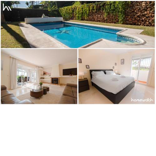 Stunning villa with private pool in Elviria next to golf course