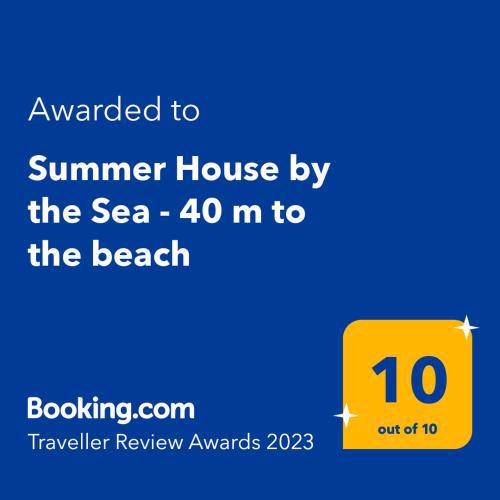 Summer House by the Sea - 40 m to the beach