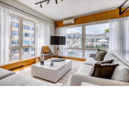 Sunny Luxury Loft,Stunning Acropolis View, Jacuzzi