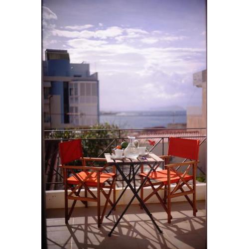 Sunny Sea-View Apartment in Halepa