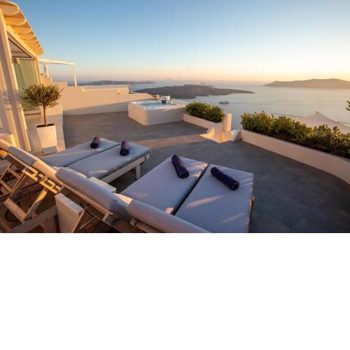 Sunset View Villa Santorini - with Outdoor Jacuzzi