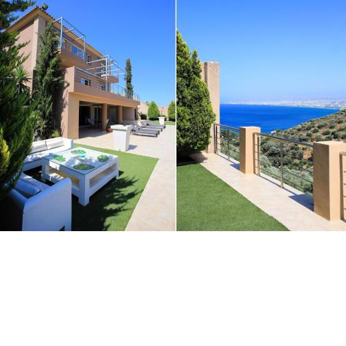 Superb Villa Yiorgos - Heated Pool Jacuzzi - Seaview