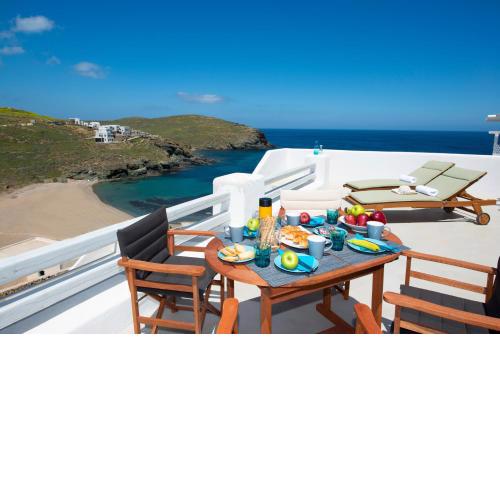 Superior Beachfront Apartment 2 with view to the Aegean Sea