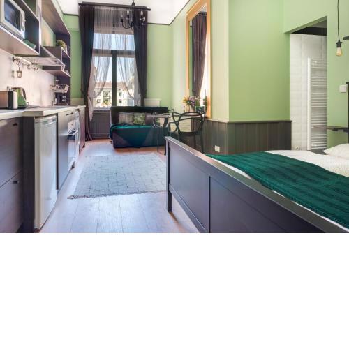 The Green - elegant studio apartment in the center of Budapest