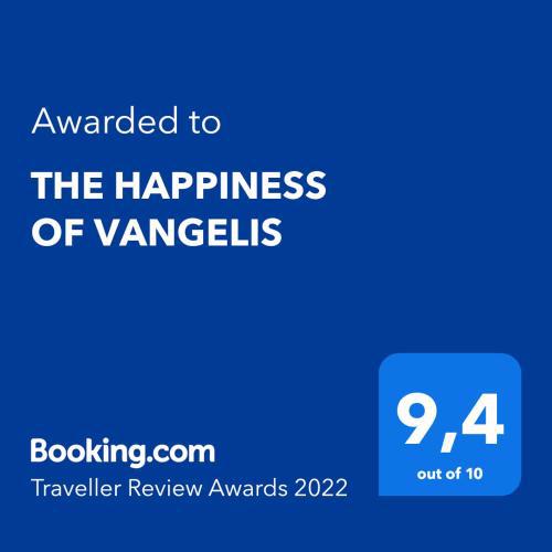 THE HAPPINESS OF VANGELIS