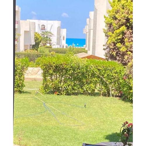 شاليه بحديقة يري البحر , بانوراما بيتش ريزورت , الساحل الشمالي The North Coast , Sea View Garden Chalet