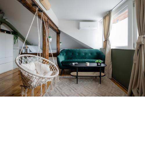 * The Sky-View Studio * in Cozy Boho Style