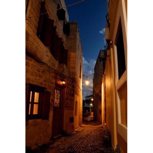 The three story old town house