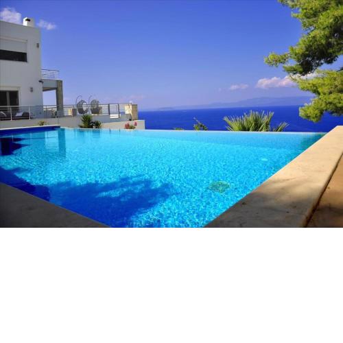 Toroneos View villa with private pool