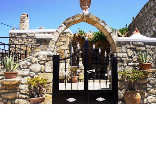 Traditional Creta stone house in serenity village