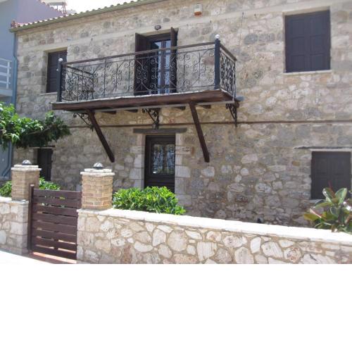 Traditional Greek Stone house by the sea