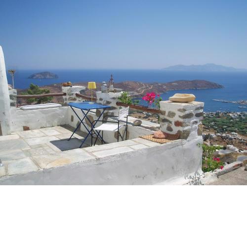 Traditional stone house with breathtaking view