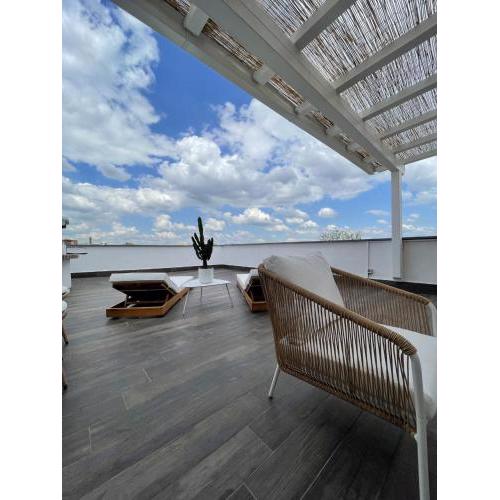 Ultra stylish modern attic