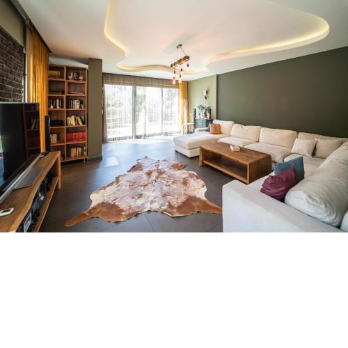 Unique Villa with 2 Living Rooms, Balcony, Terrace and Backyard in Fethiye