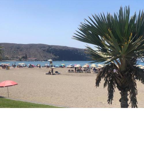 Views to the infinite sea in Los Cristianos