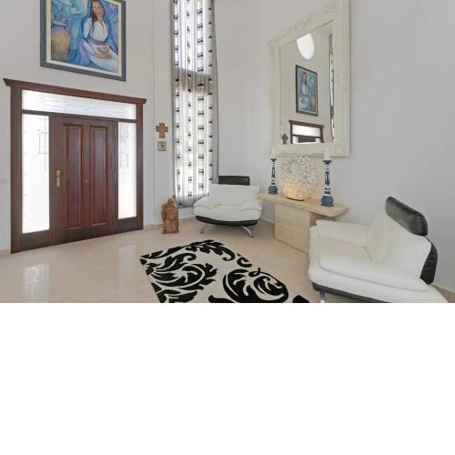 Villa Athena with private heated pool and sea views