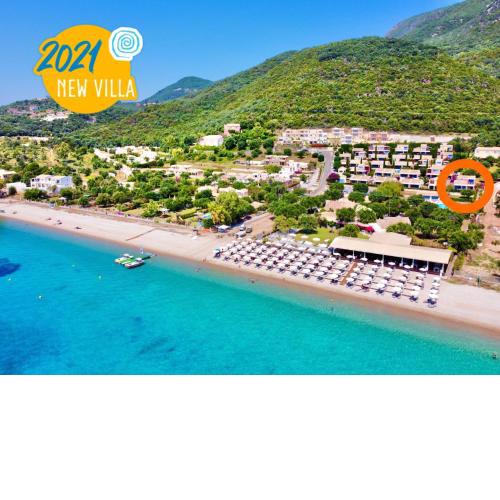 Villa Barbati Thalassaki with private pool