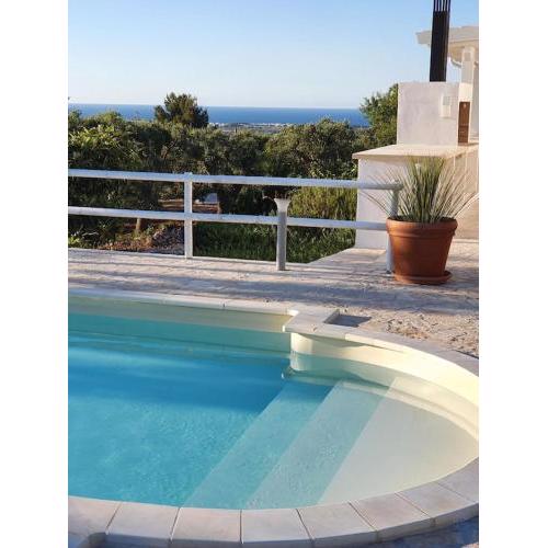Villa Belvedere, con vista sul mare a 5 minuti dalle bellissime spiagge sabbiose
