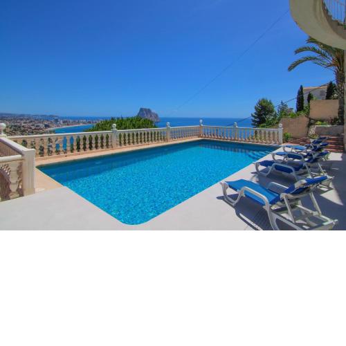 Villa con piscina y vistas al mar - Mar 27 H