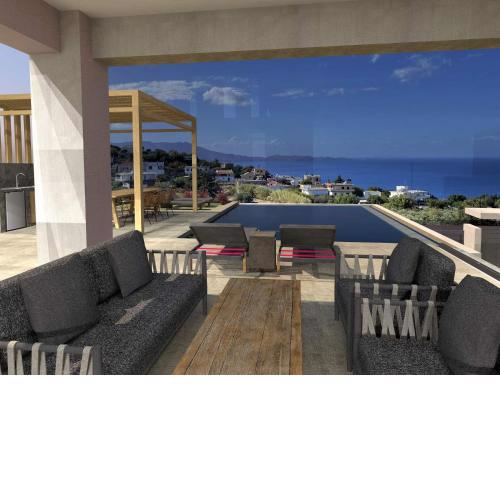 Villa Ekphrasis with sea view