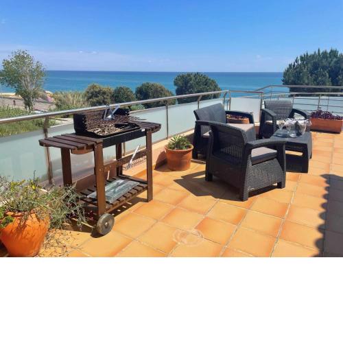 Villa Farell just in front of the sea