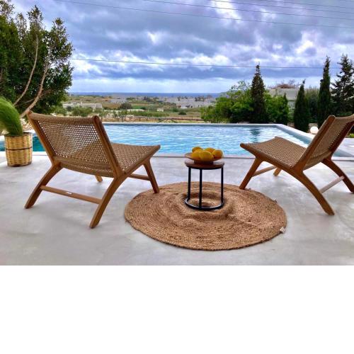 Villa Giorgianna -near Aliki beach with pool