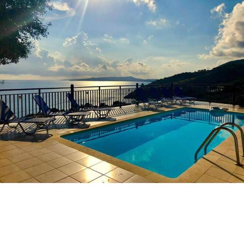 Villa Laurian Overlooking the Ionian Sea with Private Pool and Magnificent Views
