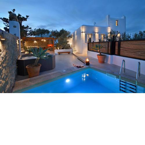 Villa Mykonos Heaven - Sea View & Outdoor Hot Tub