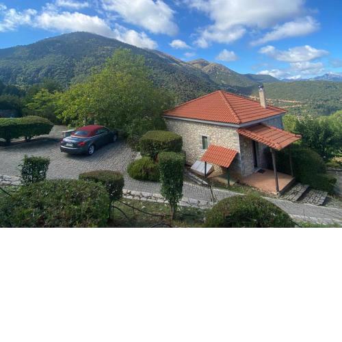 Villa Nano Πέτρινη μεζονέτα στο βουνό με τζάκι