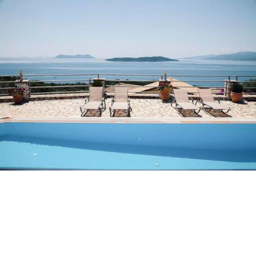 Villa Olivia with private pool & seaview in Sivota Lefkada