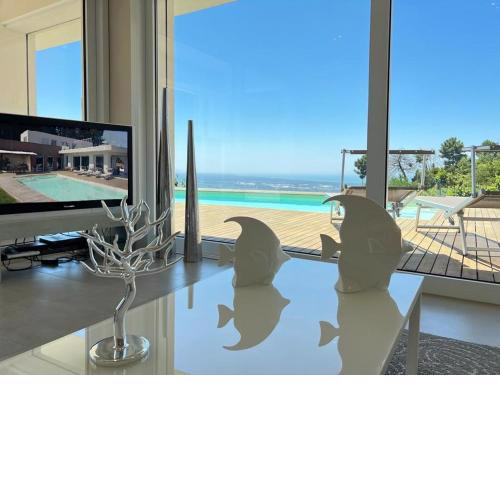 Villa Olympia Pool Sea View Mountains Lake Nature Sleeps 8 Air Conditioning Wi-Fi