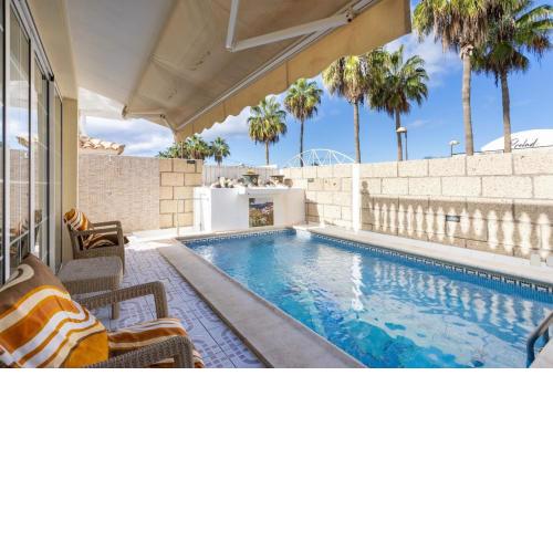 Villa Palm Mar mit privatem Pool und Jacuzzi im Süden von Teneriffa