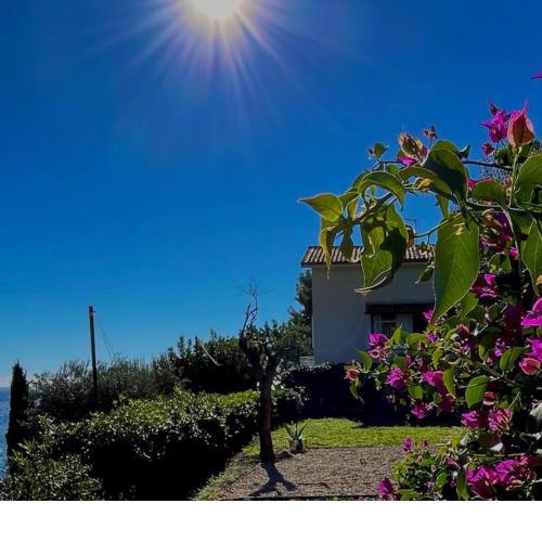 Villa panoramica con giardino