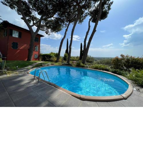 Villa Rossa dall'alto