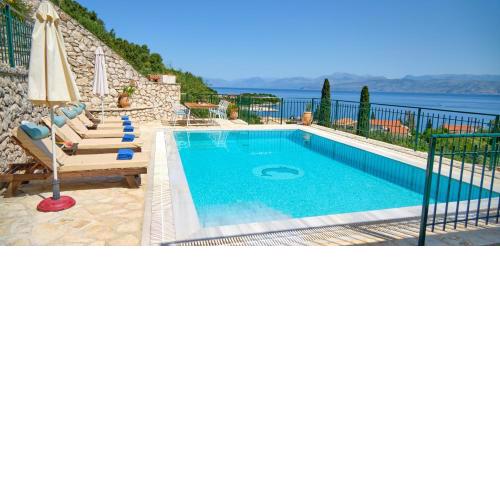 Villa Spiros Imerolia Kassiopi with heated pool