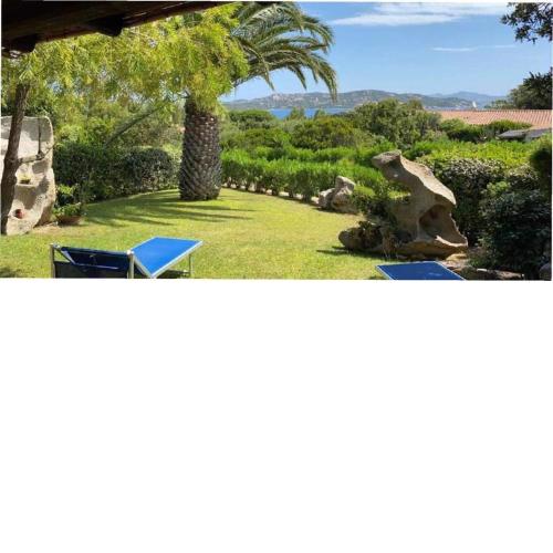 Villa su vista dell'arcipelago della Maddalena