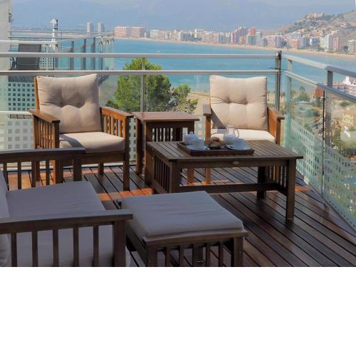 Villa with magnificants sea views on Cullera bay.