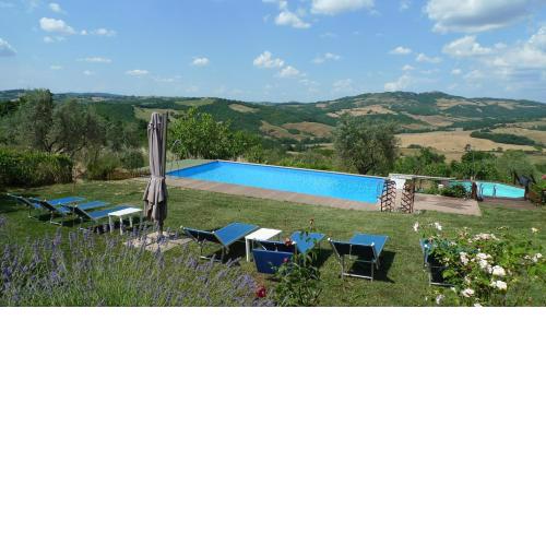 Villa with private swimming pool and private garden in quiet area, panoramic views