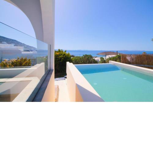 Villa with View of Agios Ioannis and Pool with Jacuzzi