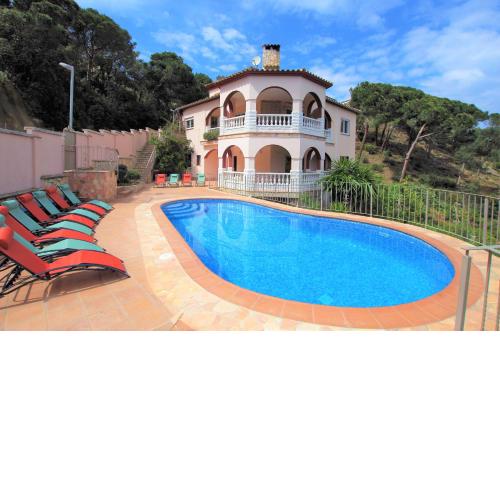 V&V LLORET-VILLA CHRISTINE, gran casa con piscina privada y vistas mar