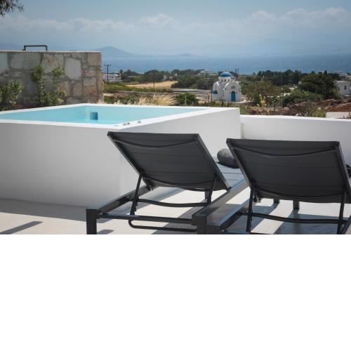 WHITE Brand New 1BD House with Jacuzzi in Isterni